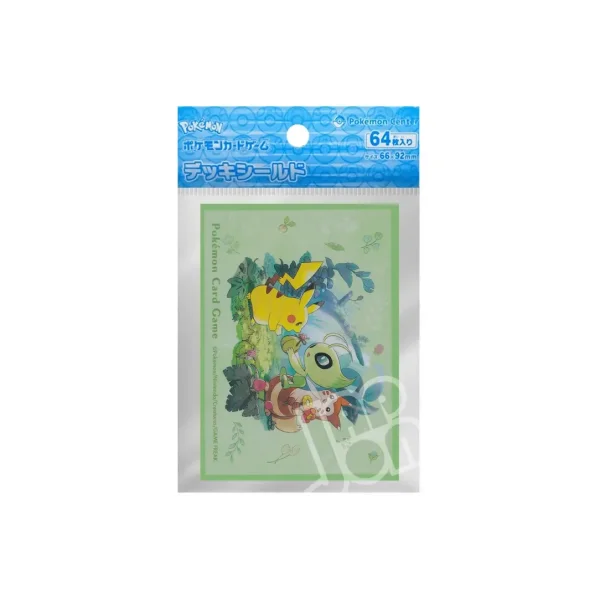 Japanese Pokémon TCG Celebi & Furret Deck Sleeves, accessory, product photo