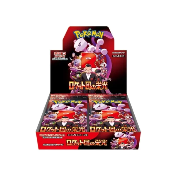 Japanese Pokémon TCG Glory of Team Rocket (SV10) Booster Box, sealed booster box, product photo