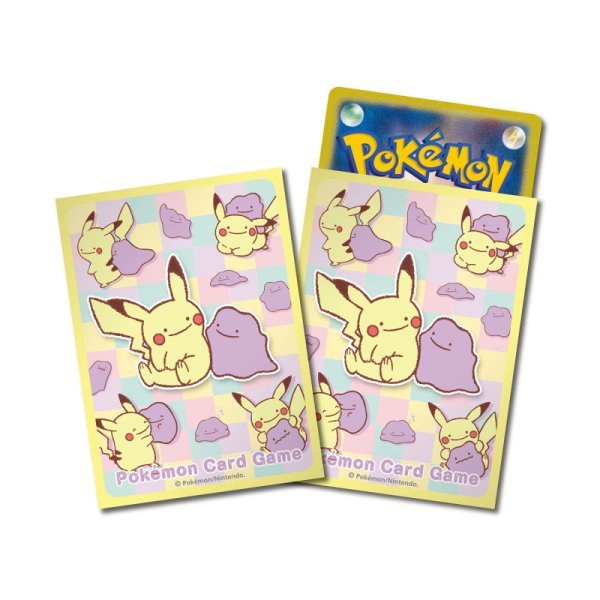 Japanese Pokémon TCG Pikachu (Ditto ver.) Deck Sleeves, accessory, product photo