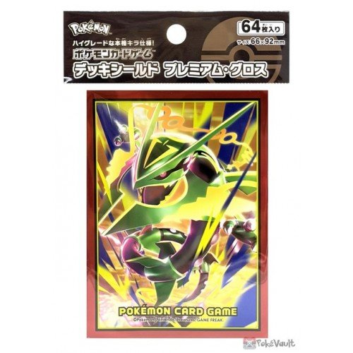 Japanese Pokémon TCG Storm Emeralda Mega Rayquaza Deck Sleeves, accessory, product photo
