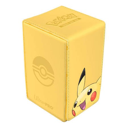 Pokémon TCG Ultra Pro Pikachu Alcove Tower Deck Box, accessory, product photo